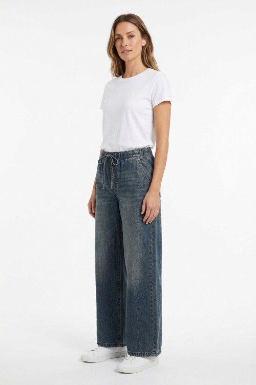 Pantalon fluido estilo denim JEAN GASTADO