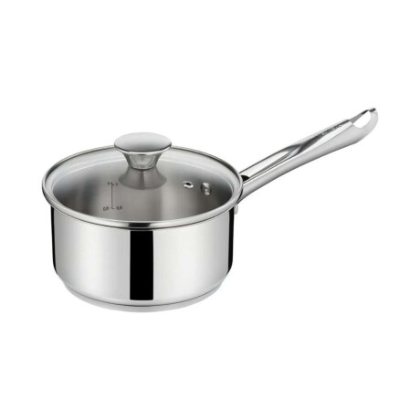 Batería De Cocina 7 Piezas Tefal Elementary Color Plateado