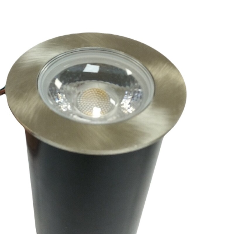 SPOT LED EMB 4.5W 3000K 30º ALUM E INOX GRIS SPOT LED EMB 4.5W 3000K 30º ALUM E INOX GRIS