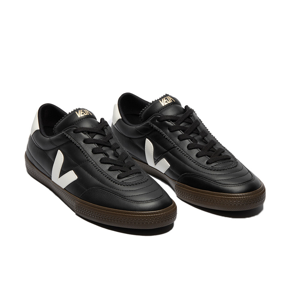 Zapatillas Veja Panenka Leather Black White Hombre Negro