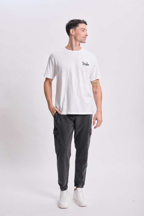 Pantalón deportivo cargo jogger Negro
