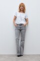 Remera escote a la base blanco
