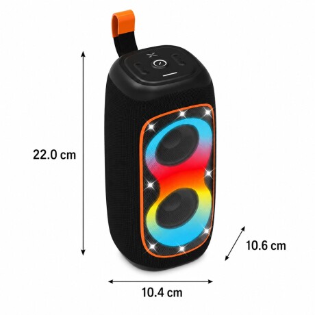 parlante inalámbrico portable BLACK