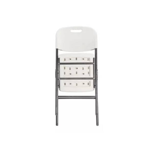 SILLA PLEGABLE BASE METAL 47X50X84 BLANCO