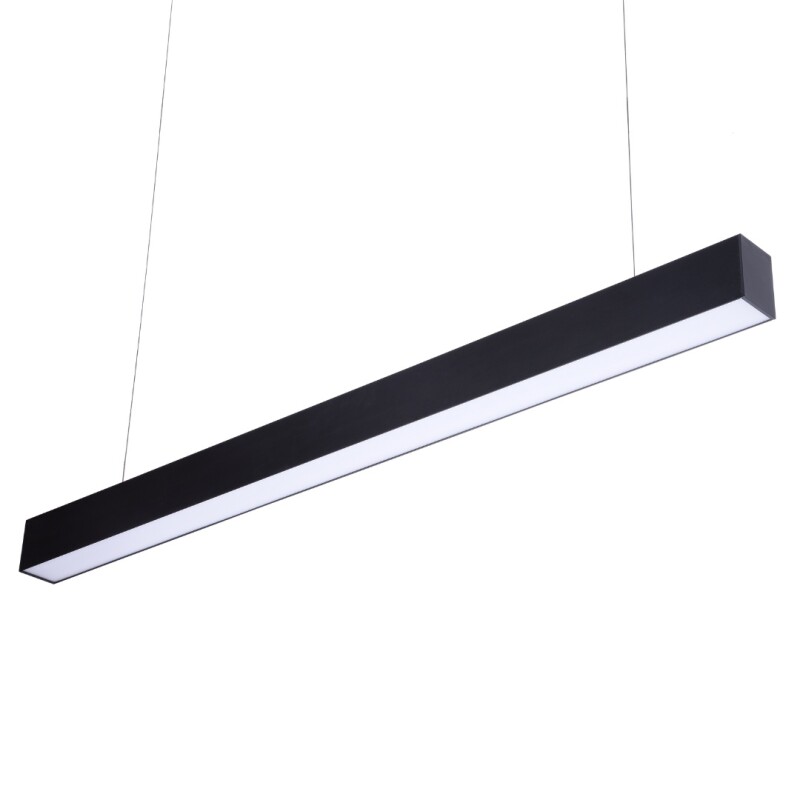 ARTEF LED SUSP/ADO 36W 3000K NEGRO 120CM C/ ACCESORIOS ARTEF LED SUSP/ADO 36W 3000K NEGRO 120CM C/ ACCESORIOS