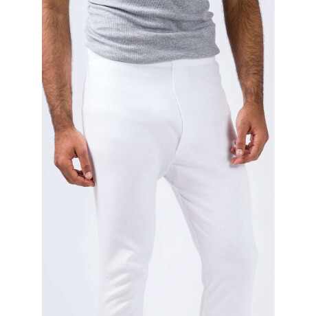 Calzoncillo largo interlock Blanco