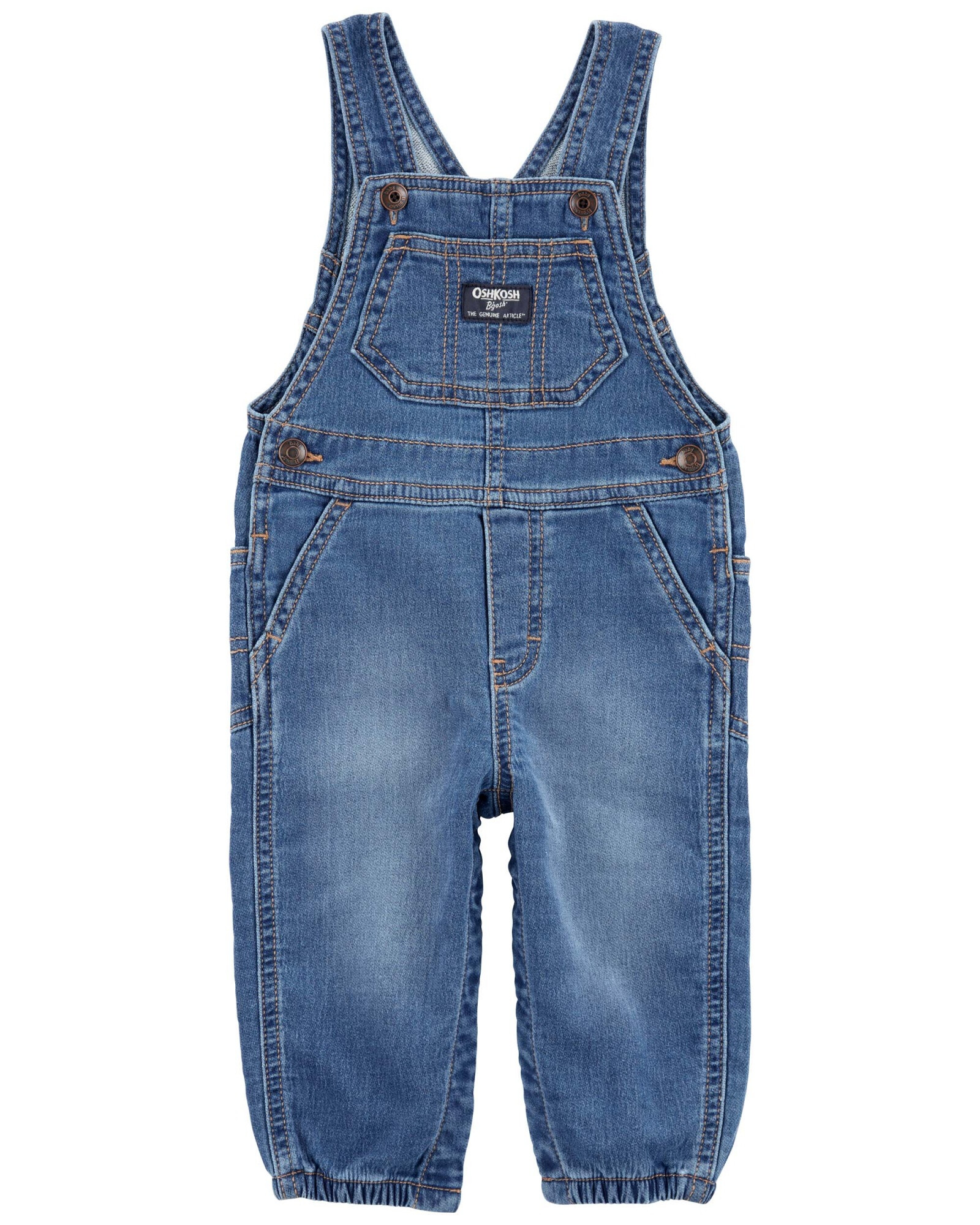 Enterito jean con puños elásticos. Talles 3-24M Enterito jean con puños elásticos. Talles 3-24M