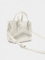 Bolso Tote De Nylon S crudo