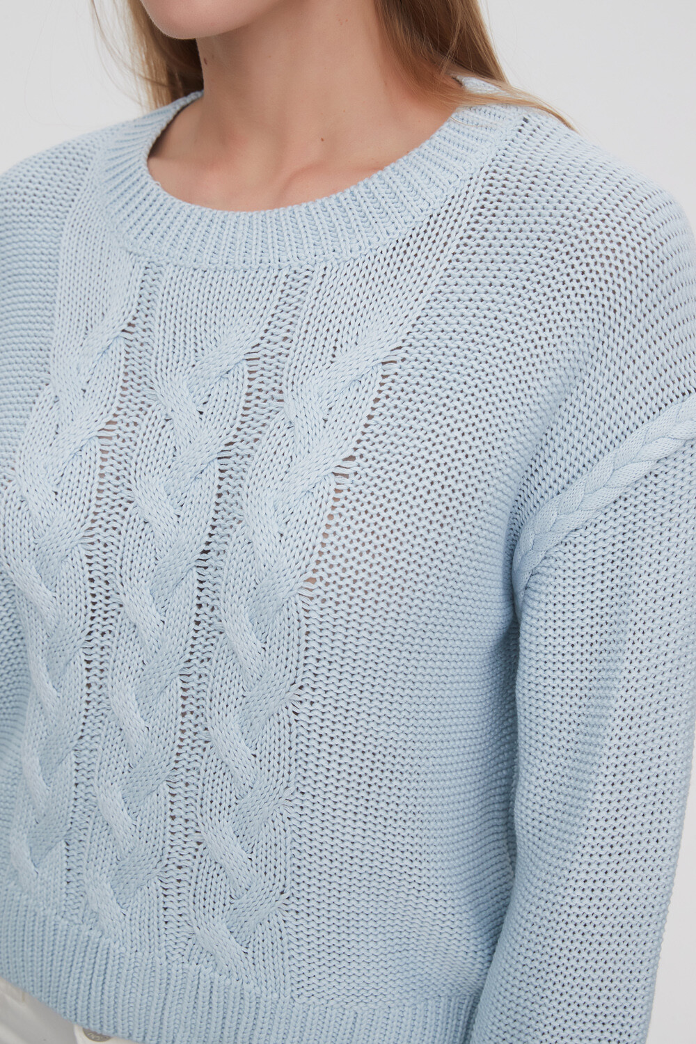 Sweater Vheritas Celeste Claro
