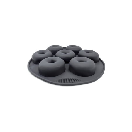 MOLDE PARA DONAS DE SILICONA 28X26X2,8CM GRIS