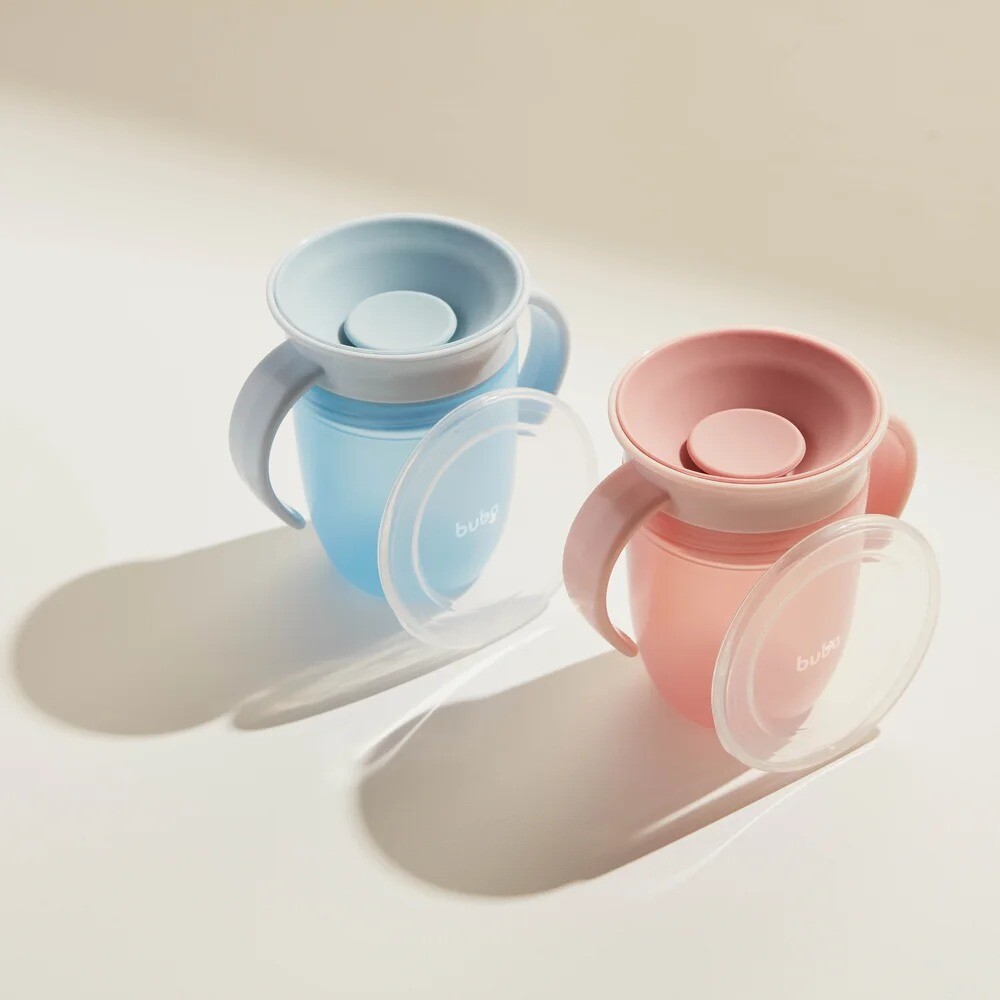 Vaso 360 BUBA pastel colors celeste