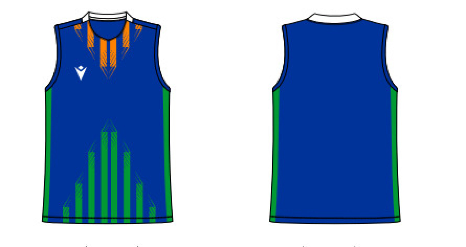 Musculosa Enfoque Volleyball Masculino Azul 