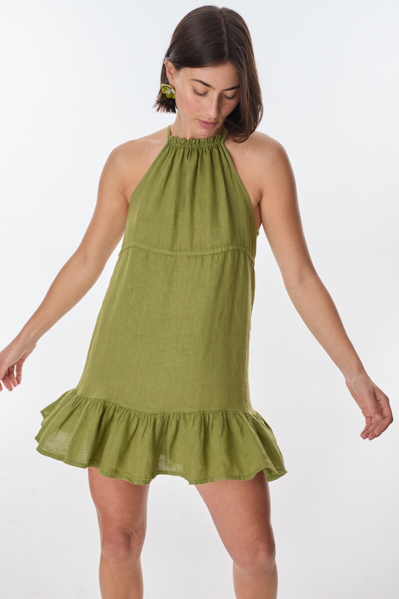 Vestido Lola Verde Militar