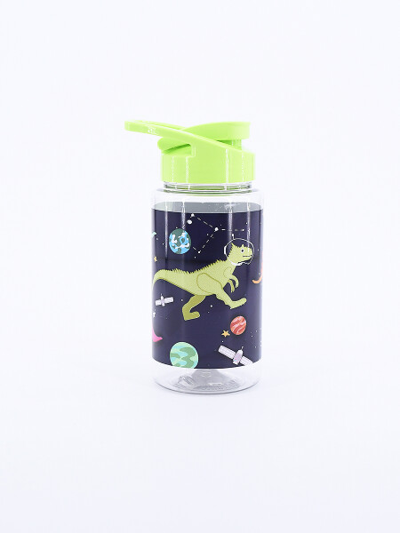 BOTELLA DINOS VERDE