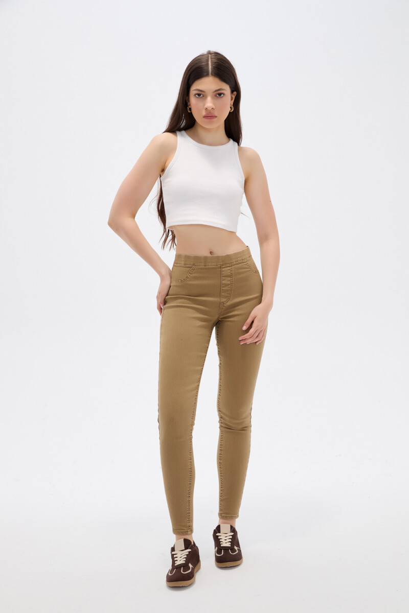 Pantalon Rhovas - Taupe Claro 