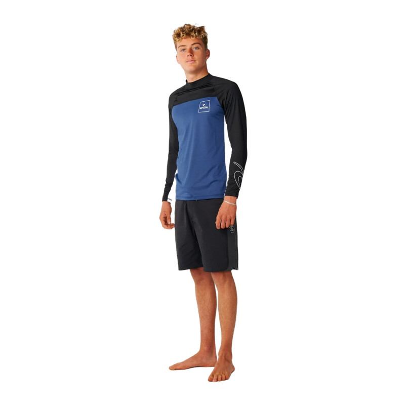 Lycra Rip Curl Drive Upf - Azul Lycra Rip Curl Drive Upf - Azul