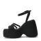 Sandalias de Mujer Miss Carol SEOUL con plataforma Negro