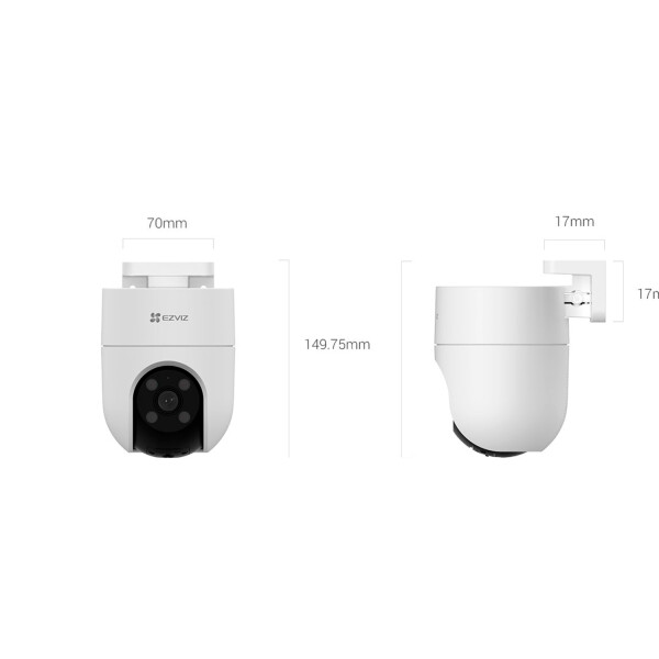 Camara Wifi Ezviz Cs-h8c 2k 3mp Con Movimiento CAMARA WIFI EZVIZ CS-H8C 2K 3MP MOVIMIEN