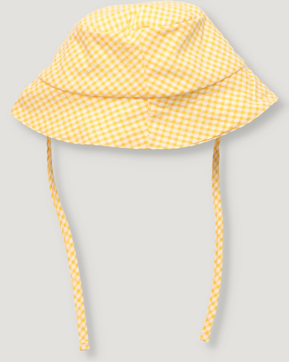 Gorro vichy para sol 