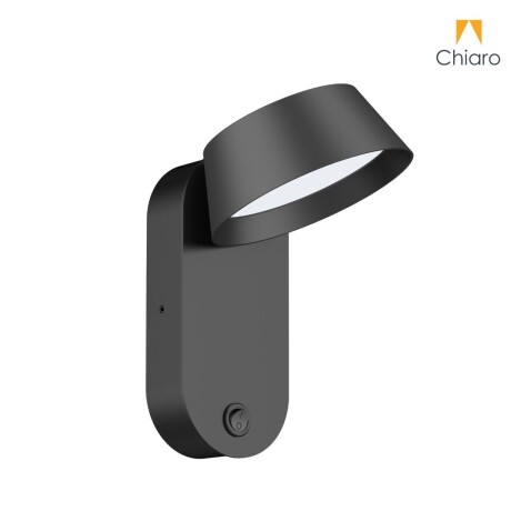 Pantalla led de pared con llave Luz cálida NEGRA