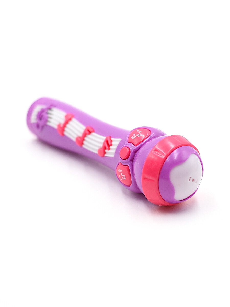 MICROFONO CON LUZ Y MUSICA - VIOLETA 