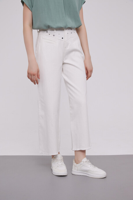 Pantalon Dashiela Marfil / Off White