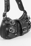 Cartera de hombro hebillas negro