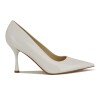 Zapato de Tacón Pursee3 White 01 Suede