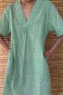 Ofelia Block Print Verde y Blanco