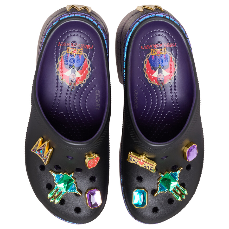 Snow White Siren Clog Black