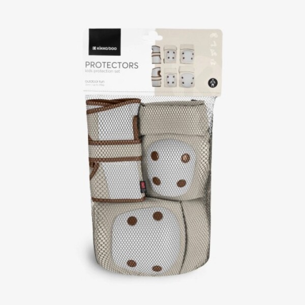 Set seguridad para rodillas y codos KIKKABOO beige