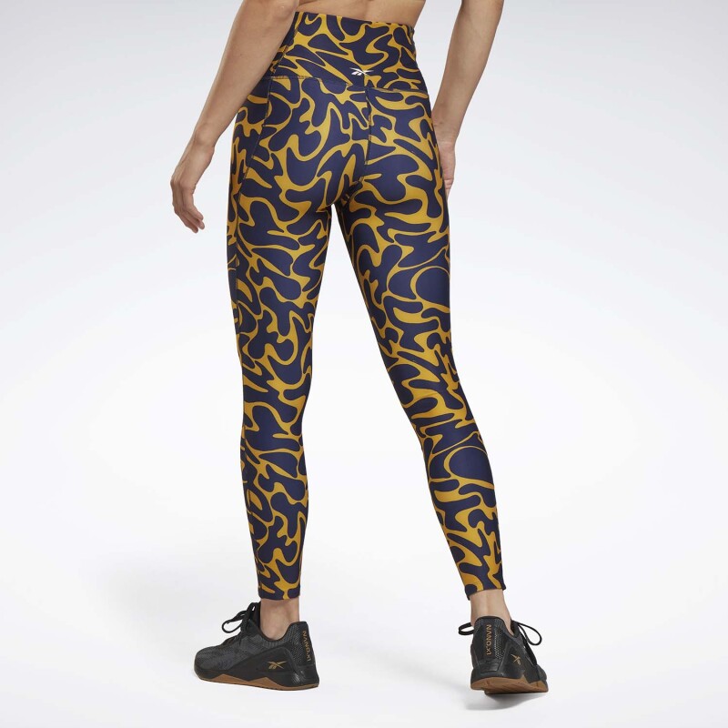 Wor Aop Tight - Mujer Print Ocre