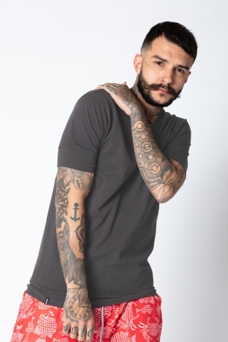 T-SHIRT MENDEZ DIXIE Gris Oscuro