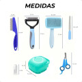 Kit de Cuidado y Aseo para Mascotas Celeste