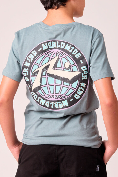 T-SHIRT BLUNES TEEN RUSTY Azul Piedra