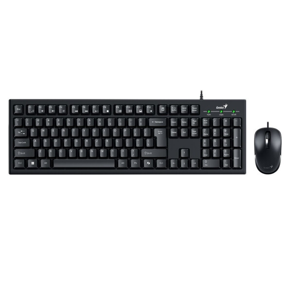 Combo Genius Km-100se Teclado Y Mouse Negro Usb COMBO GENIUS KM 100SE NEGRO
