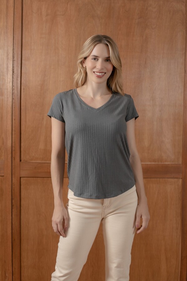 Remera Canelada Remera Canelada