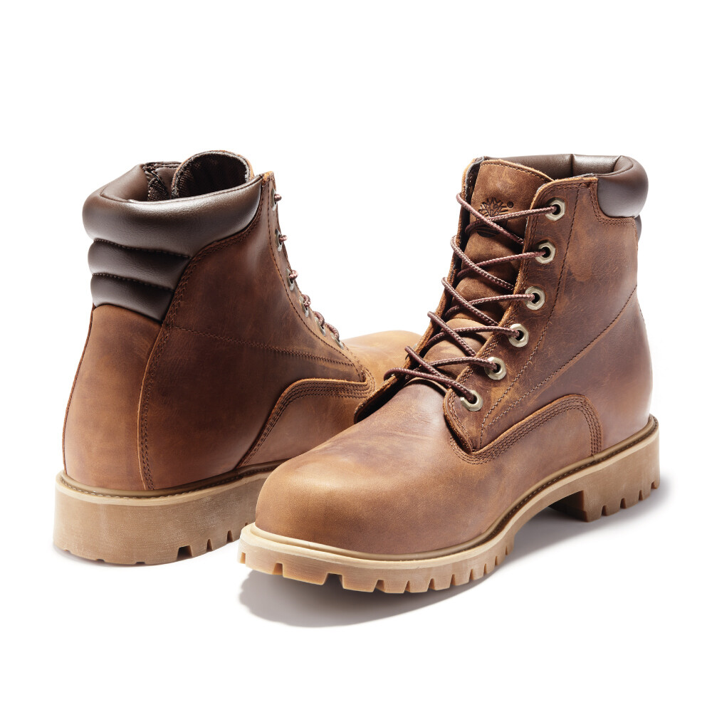 Botas Alburn 6 Inch Waterproof Hombre Mocha Bisque