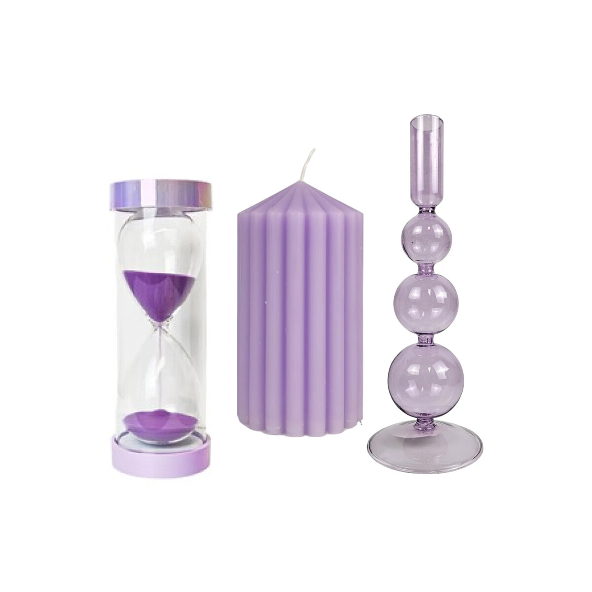 Set x3 deco Lila 