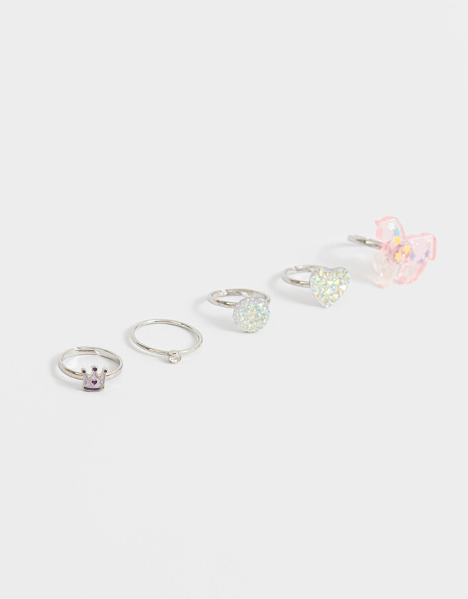 Anillos Infantiles Unicornio Set De Anillos Infantiles Unicornio - Plateado