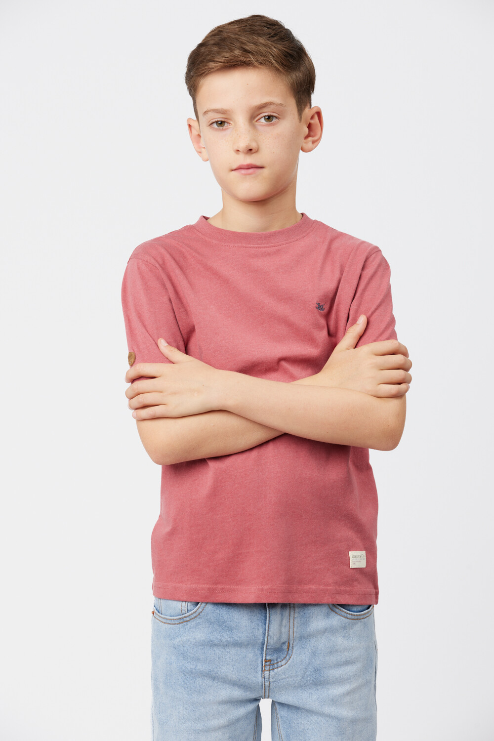 REMERA BÁSICA DE ALGODÓN Ladrillo