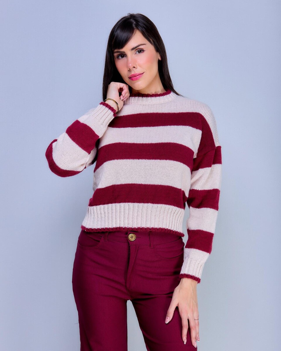 Sweater Keisha - Bordó 