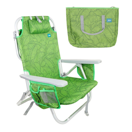 Reposera baja plegable con conservadora Reposera baja plegable con conservadora