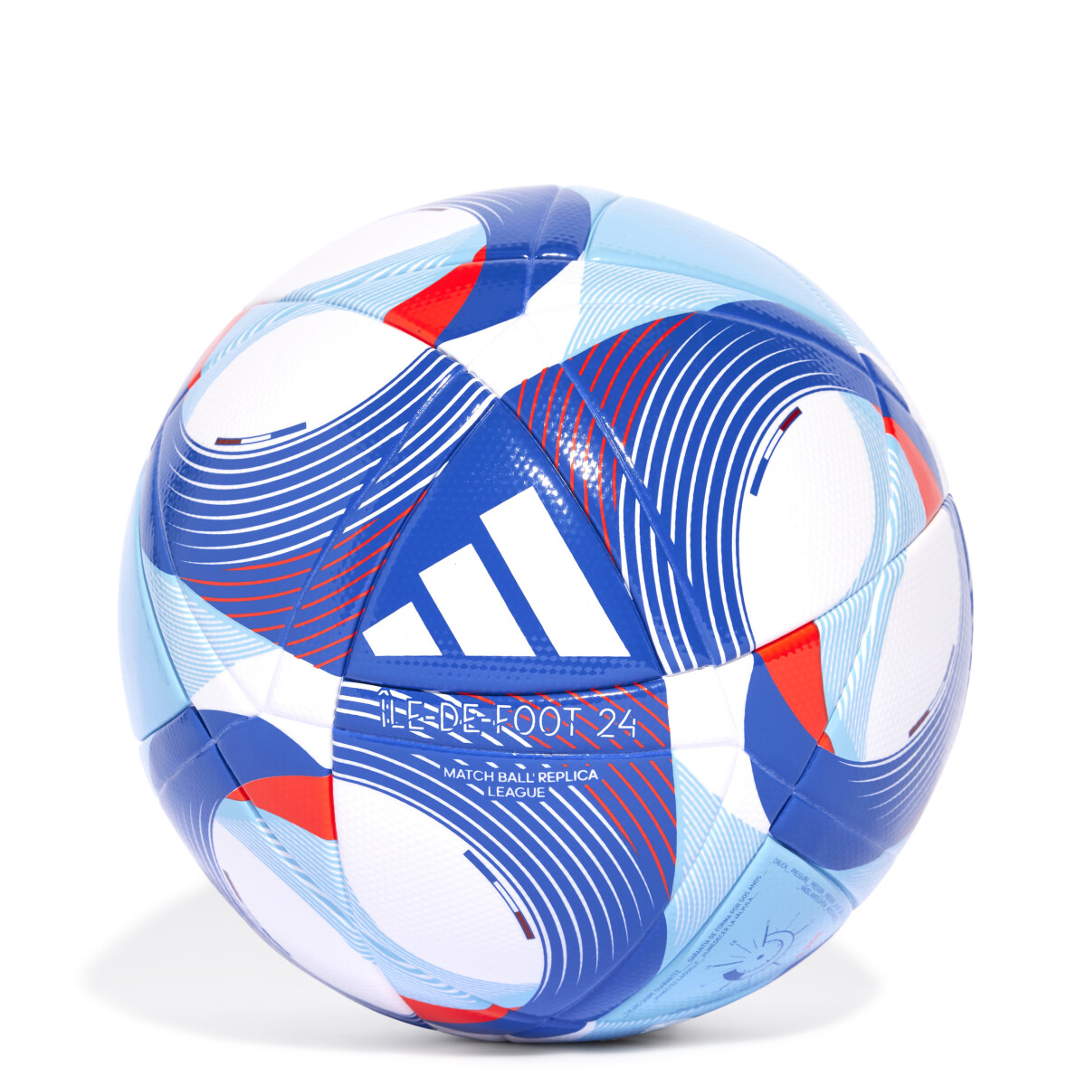 Pelota Adidas Olympics S24 - Blanco - Rojo - Azul 