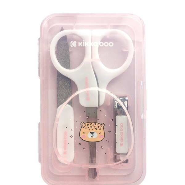 Set manicure cuidado uñas KIKKABOO rosa