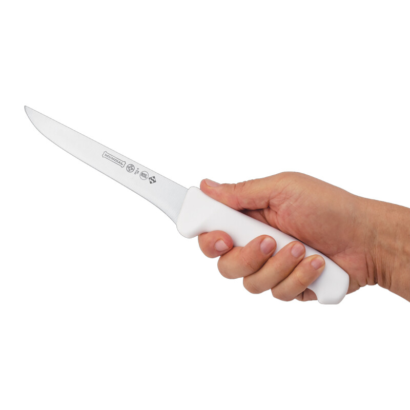 Cuchillo de deshuesar 6'' mango blanco BLANCO