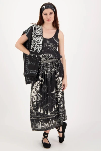 FALDA LARGA Negro