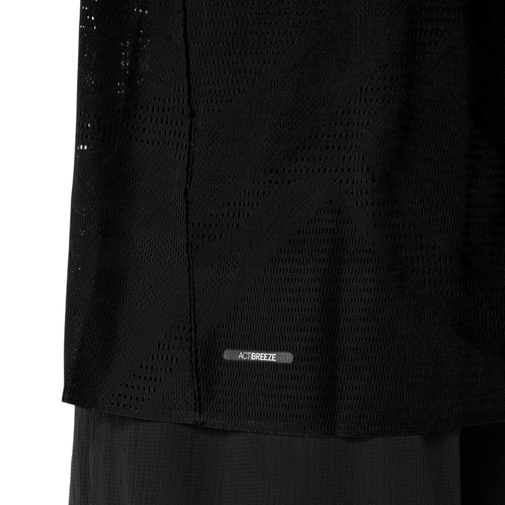 Polo Running Metarun Ss Top Hombre Performance Black