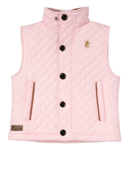 Chaleco Capitoneado de niño Rosa Claro