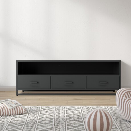 RACK PARA TV 3C METAL NEGRO OLIVIA